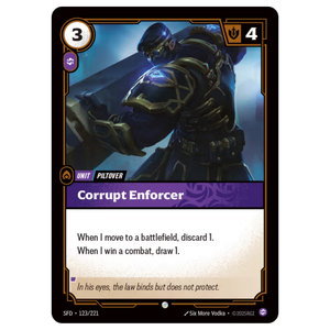 Corrupt Enforcer SFD 123/221 C