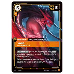 Yone, Blademaster SFD 116/221