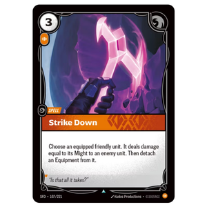 Strike Down SFD 107/221 UC