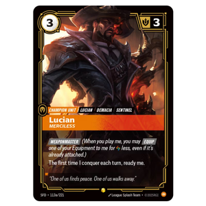 Lucian, Merciless SFD 113a/221