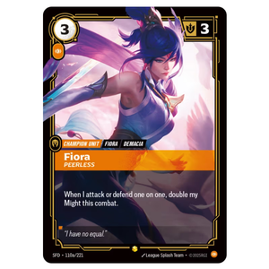 Fiora, Peerless SFD 110a/221