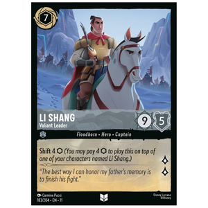 Li Shang - Valiant Leader - 183/204 - UC