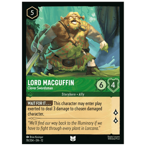 Lord Macguffin - Clever Swordsman - 78/204 - UC