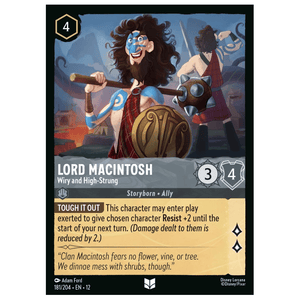 Lord Macintosh - Wiry and High-Strung - 181/204 - UC