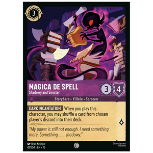 Magica De Spell - Shadowy and Sinister - 41/204 - C