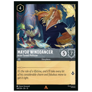 Mayor Winddancer - Actor-Turned Politician - 188/204 - R