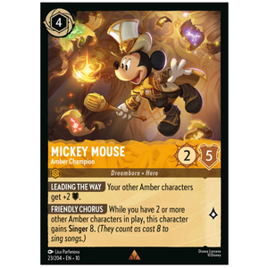 Mickey Mouse - Amber Champion - 23/204 - R