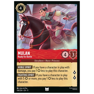 Mulan - Ready for Battle - 108/204 - UC