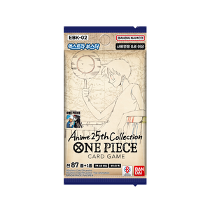 One Piece: (EBK 02) Anime 25th Collection Booster Pack (6 Cards) (KOR)