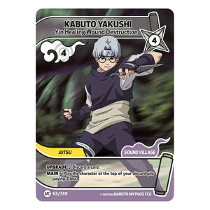 yugioh naruto cards Card by KuroChanZ on DeviantArt Showcase your deck with our premium Card Sleeves Kabuto Yakushi 53/130 UC (2nd)