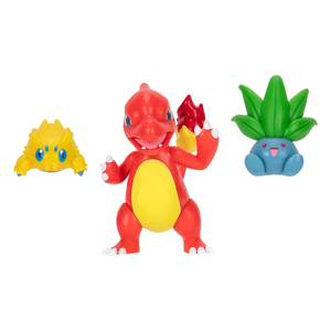 Pokémon Battle Figure 3-Pack Set Joltik, Oddish, Charmeleon