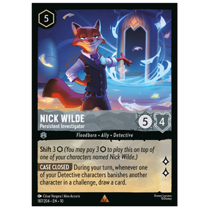 Nick Wilde - Persistent Investigator - 187/204 - R