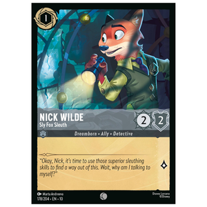 Nick Wilde - Sly Fox Sleuth - 178/204 - C