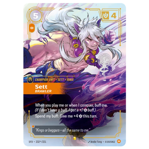 Sett, Brawler SFD 232*/221