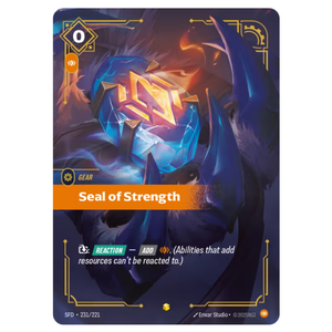 Seal of Strength SFD 231/221