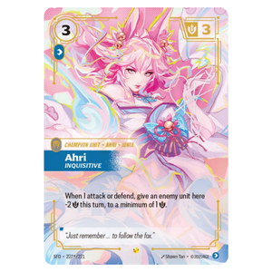Ahri, Inquisitive SFD 227*/221