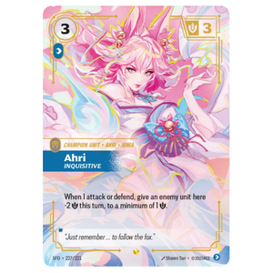 Ahri, Inquisitive SFD 227/221