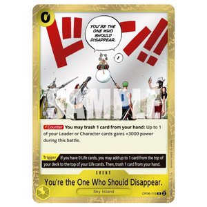 You're the One Who Should Disappear OP06-115 R