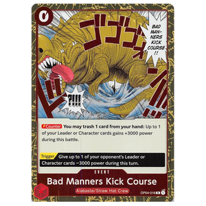 Bad Manners Kick Course OP04-016 R (ENG)
