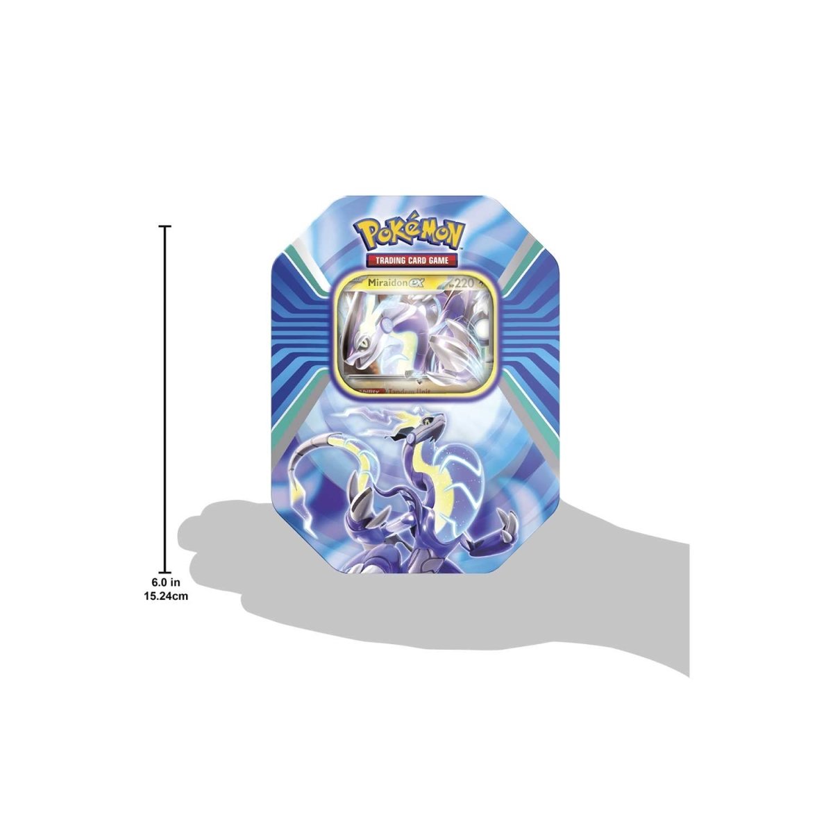 Pokemon Scarlet & Violet: Paldea Legends Tin – Miraidon EX (4 Pack