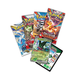 Pokémon Scarlet & Violet: Paldea Partners Tin – Meowscarada ex (4 Pack)