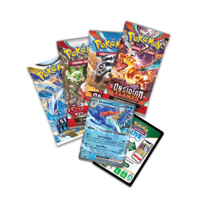 Pokemon Scarlet & Violet: Paldea Partners Tin – Quaquaval ex (4 Pack)