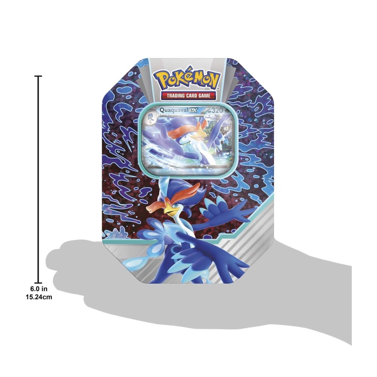 Pokemon Scarlet & Violet: Paldea Partners Tin – Quaquaval ex (4 Pa