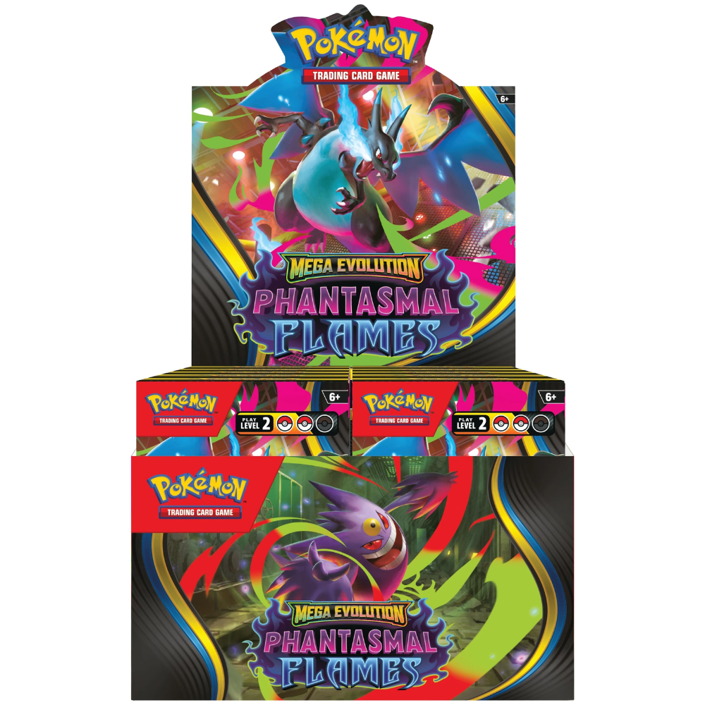 Pokémon Mega Evolution: Phantasmal Flames Build & Battle Sealed Ca