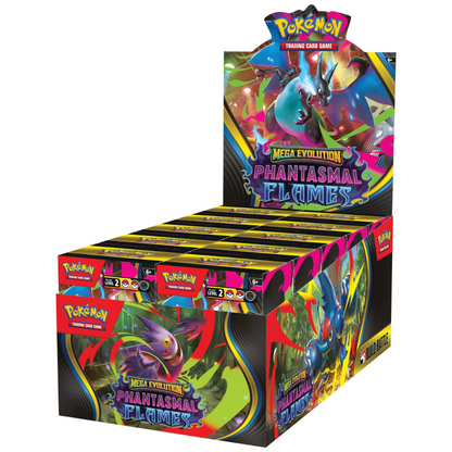 pokemon phantasmal flames booster box sealed case Pokémon Mega Evolution: Phantasmal Flames Build & Battle Sealed Ca