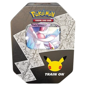 Pokémon Sword & Shield: Celebrations Dark Sylveon V Tin (6 Pack) (ENG)
