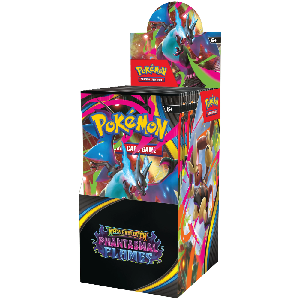 vivid voltage half booster box Pokemon Mega Evolution: Phantasmal Flames Half Booster Display (18 Pac