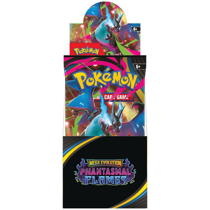 Pokémon Mega Evolution: Phantasmal Flames Half Booster Display (18 Pack) (ENG)