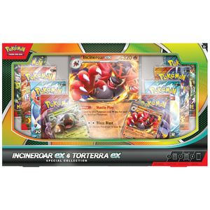 Pokémon Scarlet & Violet: Incineroar ex & Torterra ex Special Collection Box (8 Pack) (ENG)