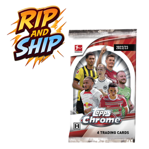 Topps: 2025 Chrome Bundesliga Value Booster Pack (ENG) – RIP & SHIP (Opened Live)