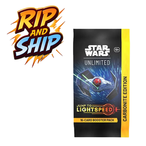 Star Wars Unlimited: Jump to Lightspeed Carbonite Booster Pack (ENG) – RIP & SHIP (Opened Live)