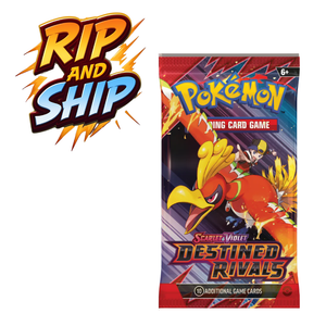 Pokemon Destined Rivals Booster Pack (ENG) – RIP & SHIP (Opened Live)