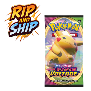 Pokémon Vivid Voltage Booster Pack (ENG) – RIP & SHIP (Opened Live)
