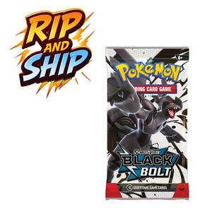 Pokémon Black Bolt Booster Pack (JP) – RIP & SHIP (Opened Live)