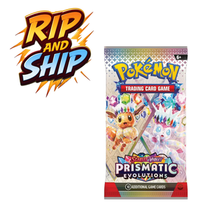 Pokemon Prismatic Evolutions Booster Pack (ENG) – RIP & SHIP (Opened Live)