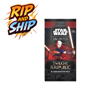 Star Wars: Unlimited Twilight of the Republic Booster Pack (ENG) – RIP & SHIP (Opened Live)