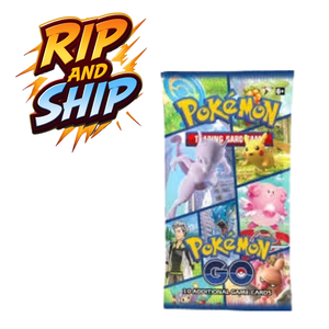 Pokémon GO Booster Pack (ENG) – RIP & SHIP (Opened Live)