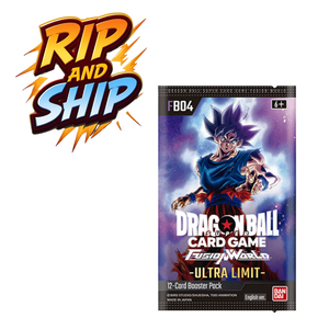 Dragon Ball Super (FB04) Fusion World: Ultra Limit Booster Pack (ENG) – RIP & SHIP (Opened Live)