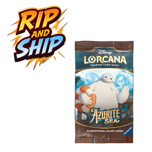Disney Lorcana Azurite Sea Booster Pack (ENG) – RIP & SHIP (Opened Live)