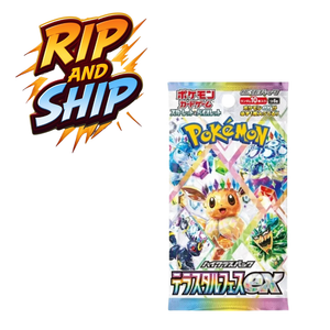 Pokémon Terastal Festival ex Booster Pack (JP) – RIP & SHIP (Opened Live)