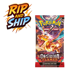 Pokemon Obsidian Flames Booster Pack (ENG) – RIP & SHIP (Opened Live)