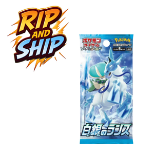 Pokemon Silver Lance Booster Pack (JP) – RIP & SHIP (Opened Live)