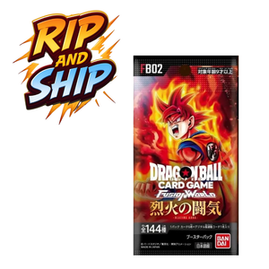 Dragon Ball Super (FB02) Fusion World: Blazing Aura Booster Pack (JP) – RIP & SHIP (Opened Live)