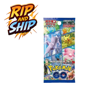 Pokémon GO Booster Pack (JP) – RIP & SHIP (Opened Live)