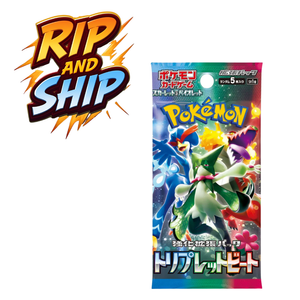 Pokemon Triplet Beat Booster Pack (JP) – RIP & SHIP (Opened Live)