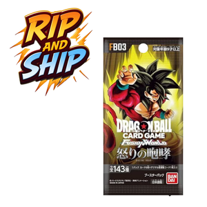 Dragon Ball Super (FB03) Fusion World: Raging Roar Booster Pack (JP) – RIP & SHIP (Opened Live)